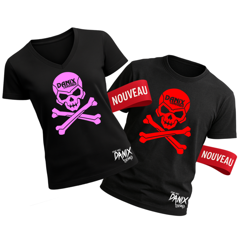 Tshirt R3VØ SKULL by Danix Censored